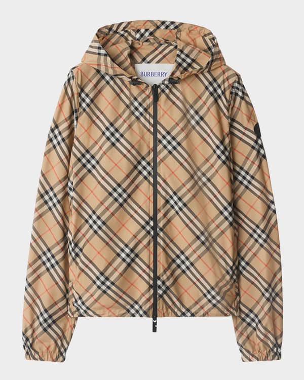 Burberry EKD Zip Hoodie | Neiman Marcus