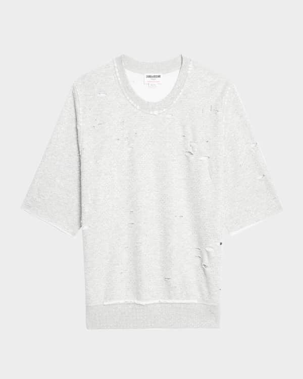 Zadig & Voltaire Skull Strass Crewneck Sweatshirt | Neiman