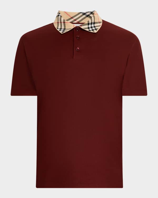 Burberry Men's Eddie TB-Logo Polo Shirt | Neiman Marcus