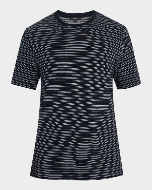 Theory Men's Striped Long-Sleeve T-Shirt | Neiman Marcus