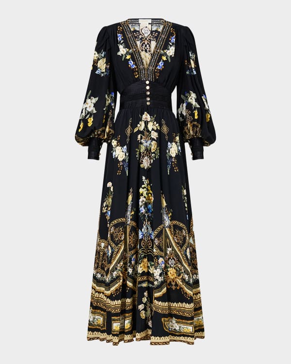Cynthia Rowley Tulum Printed Caftan | Neiman Marcus
