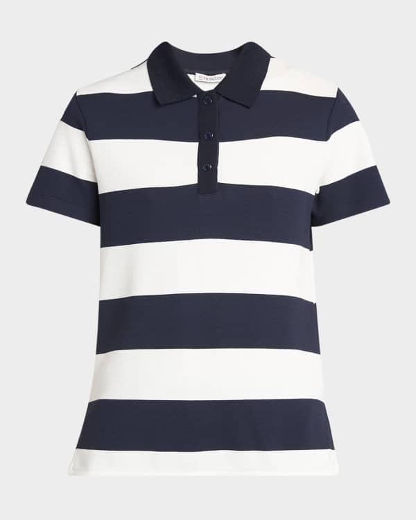 Edgard Short Sleeve Mixed Stitch Button Neck Polo Dusky-Pink