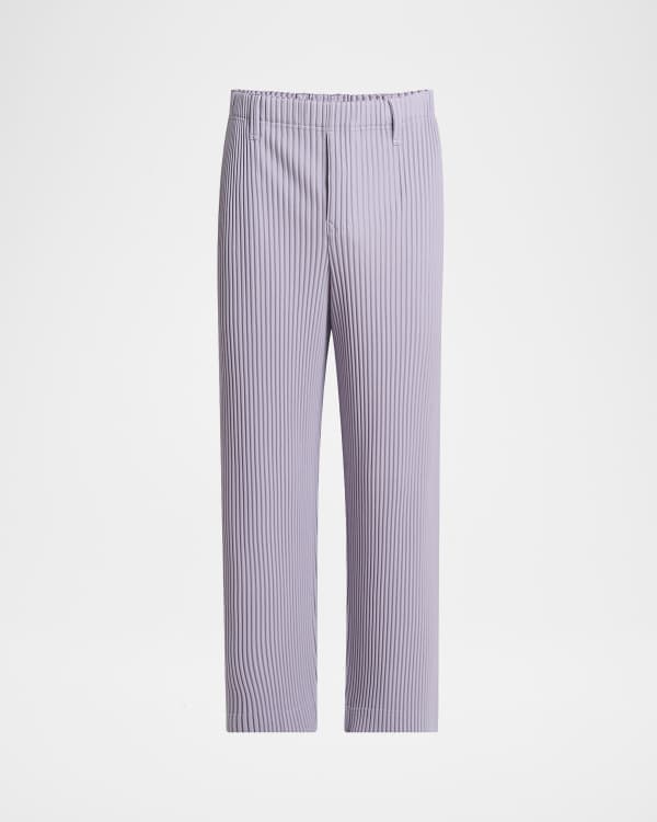 Homme Plisse Issey Miyake Men's Pleated Straight Pants