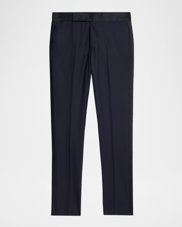 スーツ Emporio Armani basic trousers Emporio Armani Essential G Line Straight Leg Tuxedo Trousers