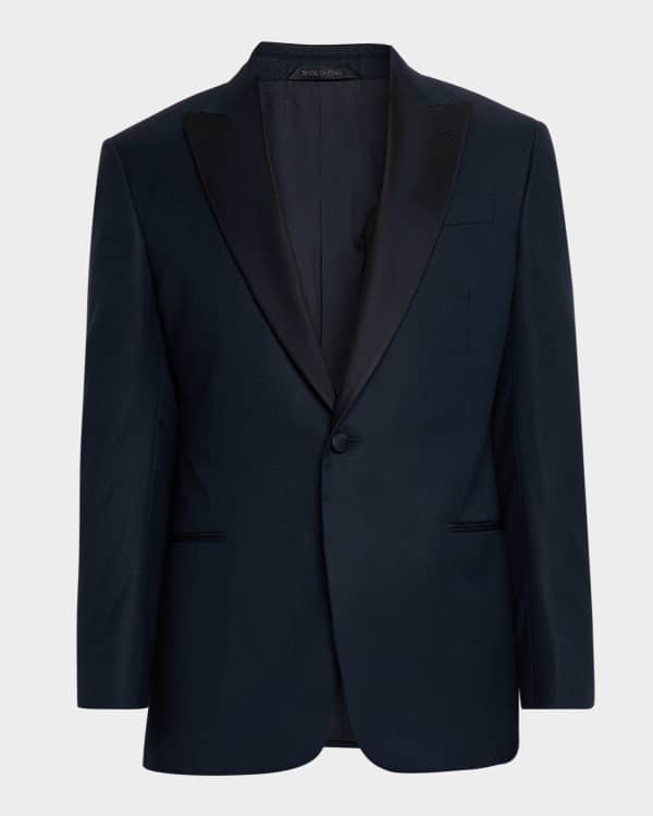 専用他の方発送×ROLF RAFFLEWSKY 『夜のシテ島』l Ralph Lauren Purple Label Men's Barathea Solid Wool Tuxedo