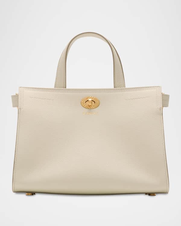 Burberry Small East-West Monogram Book Tote Bag | Neiman Marcus