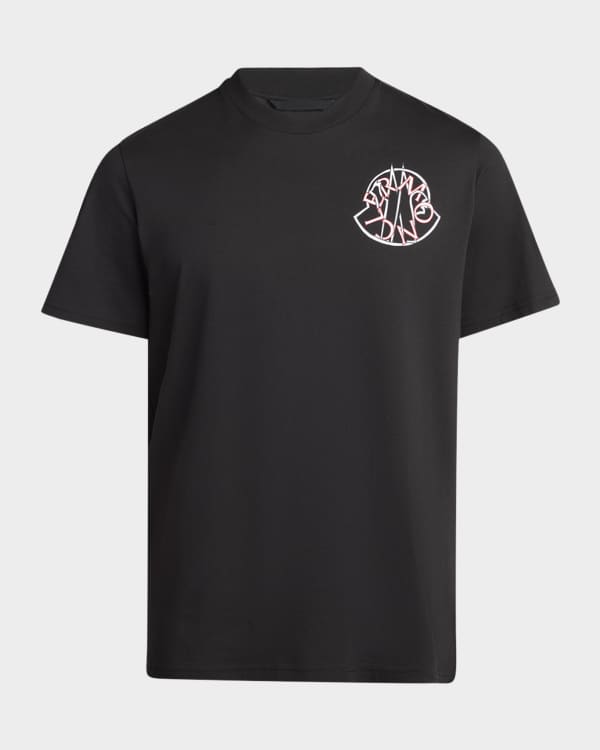 Tシャツ・カットソー GIVENCHY FW25 CLASSIC FIT SHIRT (BM616M14M6 001) Shirt in cotton poplin with GIVENCHY Stamp embroidery