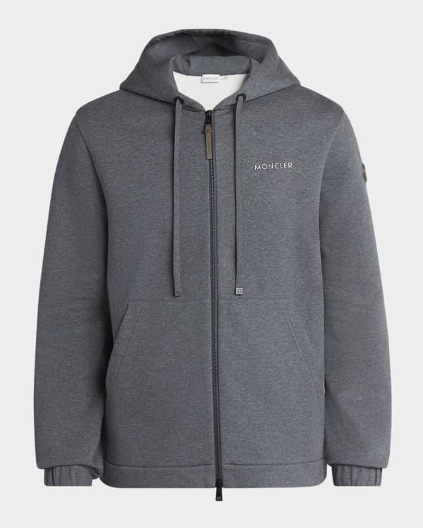 Moncler Men's Zip-Up Hoodie | Neiman Marcus