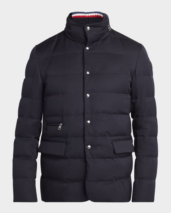 Moncler Men's Meidassa Lightweight Zip-Front Jacket | Neiman