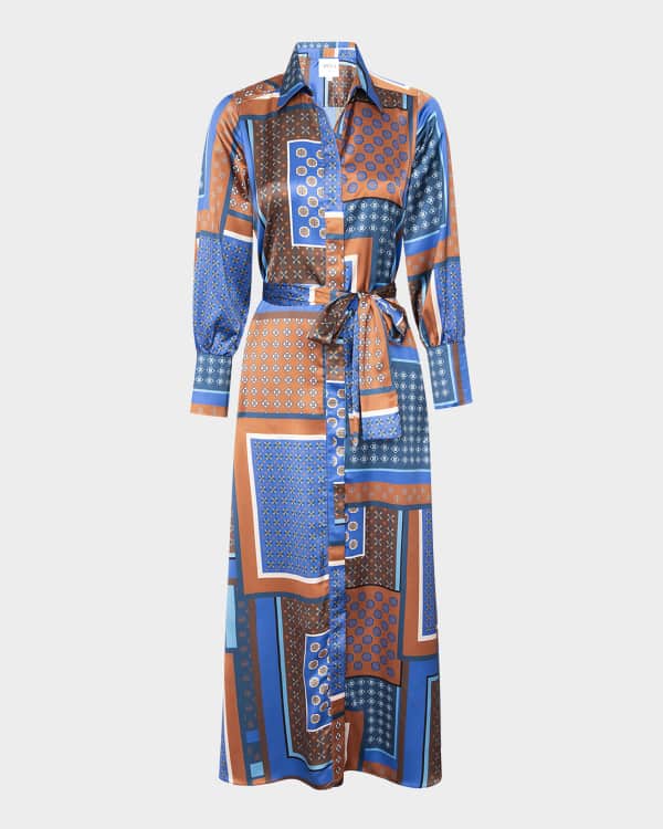 Kezia Wrap Mini Shirtdress