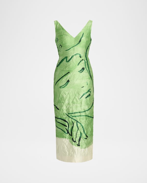 ERDEM アーデム ワンピース Flared floral midi dress1058016 23747767_54351152_600.jpg