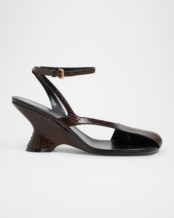 Marni Metallic Leather Fisherman Sandals | Neiman Marcus