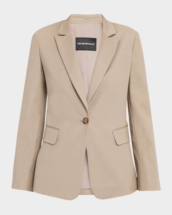 Majestic Filatures Single-Button Double Faced Blazer | Neiman Marcus