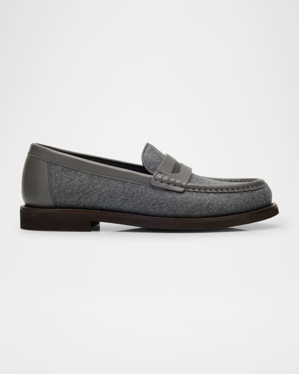 THE ROW Awar Leather Lace-Up Loafers | Neiman Marcus