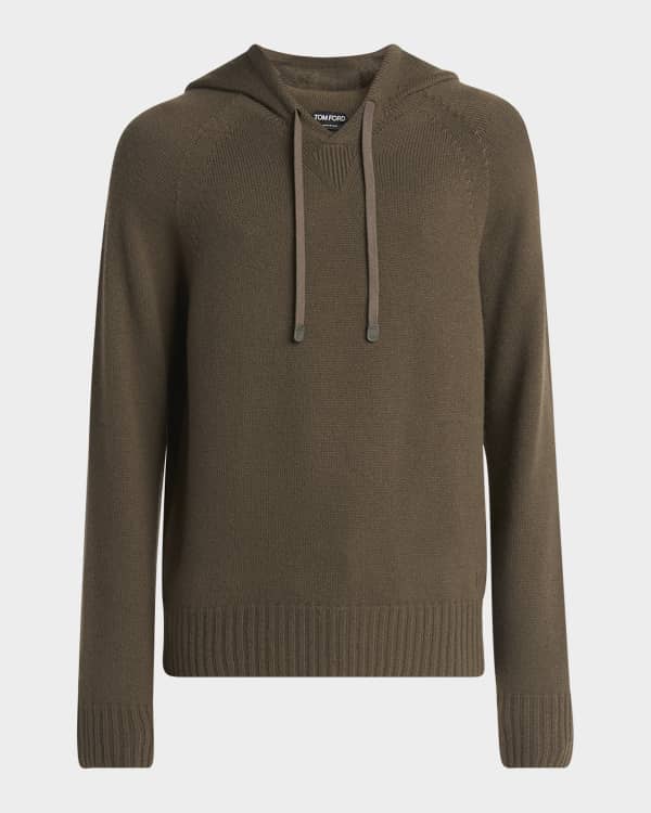 ZEGNA Men's Cotton-Cashmere Hoodie | Neiman Marcus