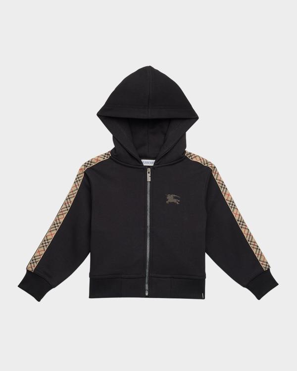 Burberry Boy's Clyde EKD Label Zip Hoodie, Size 12M-2 | Neiman Marcus