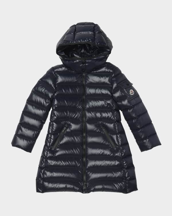 ワンピース Moncler Girl's Logo-Print Hooded Fleece Dress, Size 12 0400021533345?wid=900