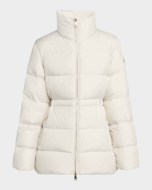 MONCLER グレス Moncler Gles Hooded Nylon Puffer Jacket | Neiman Marcus