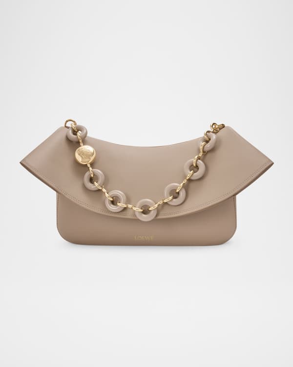 Loewe x Paula's Ibiza Balloon Sequin Ruffled Raffia Shoulder