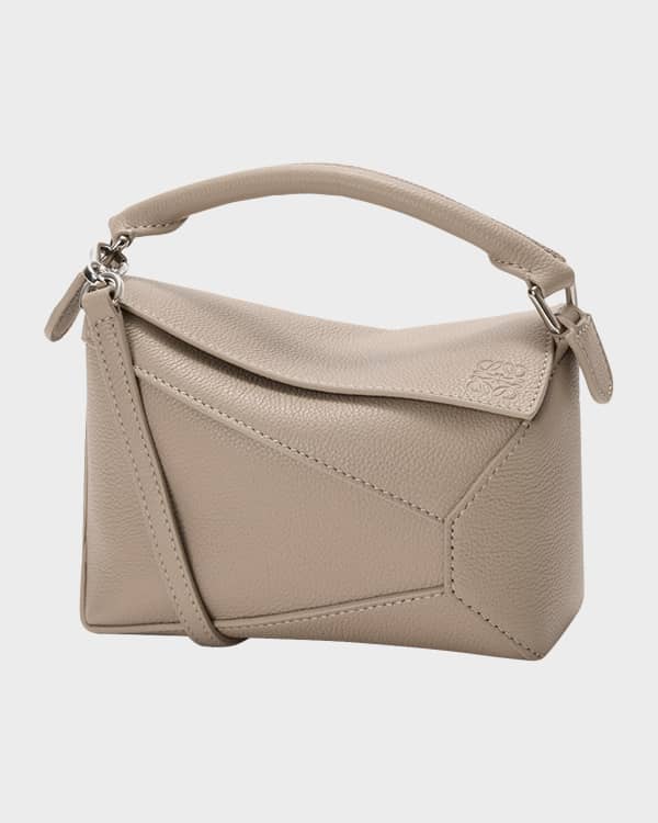 Loewe x Paula's Ibiza Ola Small Shoulder Bag in Raffia and Leather