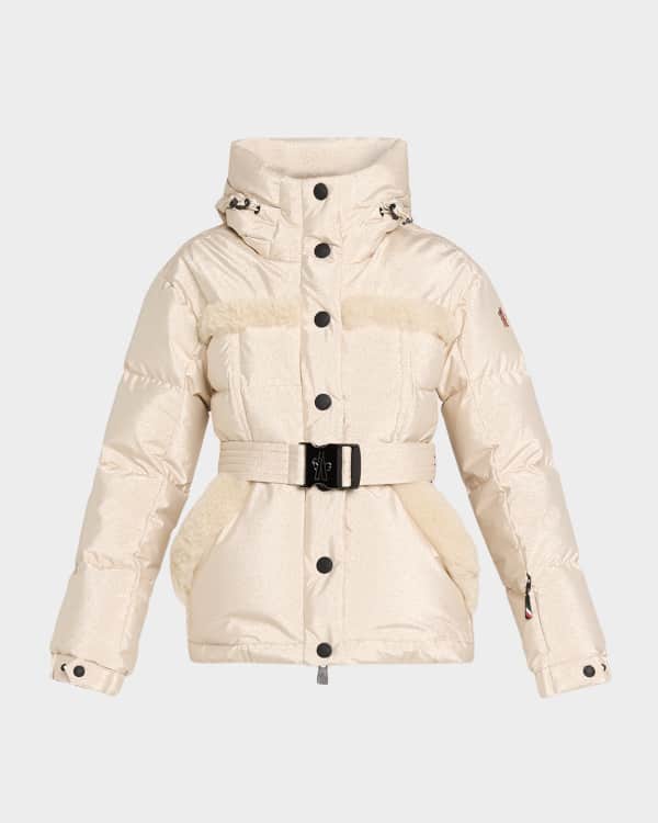 Moncler Grenoble Vizelle Belted Performance Jacket | Neiman Marcus