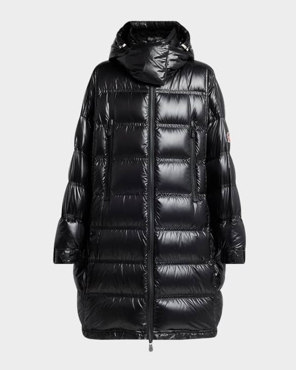 Moncler Grenoble Mondim Metallic Shearling-Trimmed Hooded Down Ski