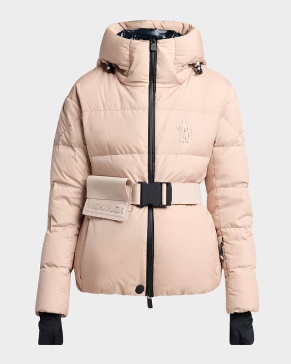 Moncler Grenoble Vizelle Belted Performance Jacket | Neiman Marcus