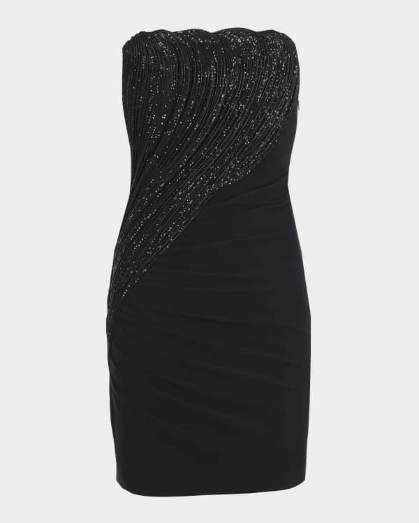 【送料&関税込】Versace Mini Dress Enver Satin VERSACE - Envers Satin Cut Out Mini Dress Versace