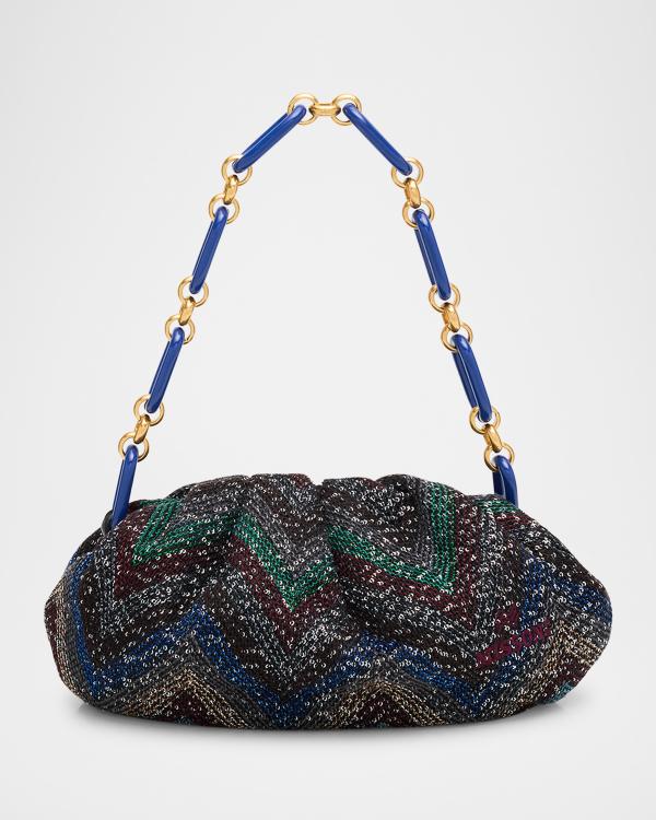 Missoni Zigzag‎ Chevron Drawstring Backpack Bag Carryall Purse Missoni Zigzag Chevron Drawstring Backpack Bag Carryall Purse main image 4