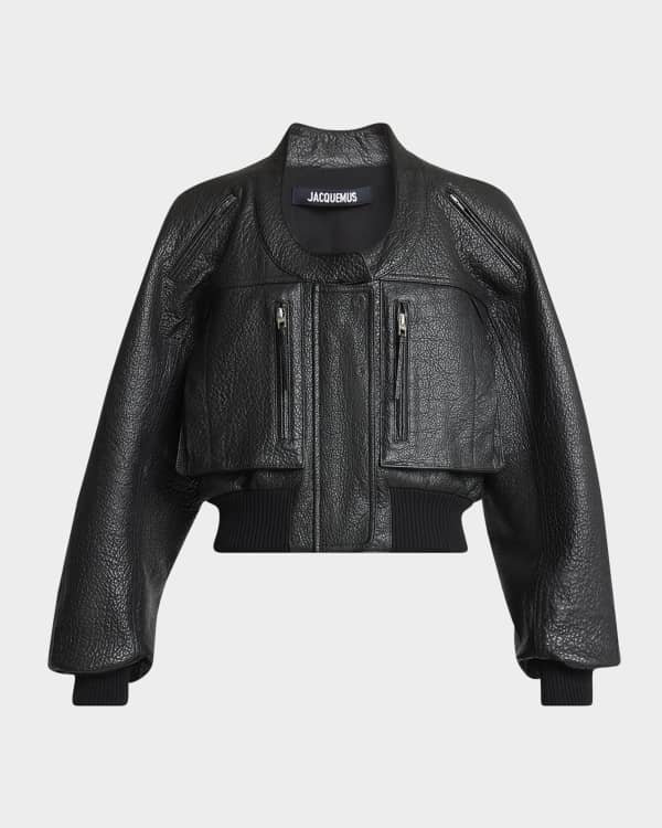 25FW【BOTTEGA VENETA】Black Nappa Light レザー ジャケット Bottega Veneta Intrecciato leather jacket Bottega Veneta