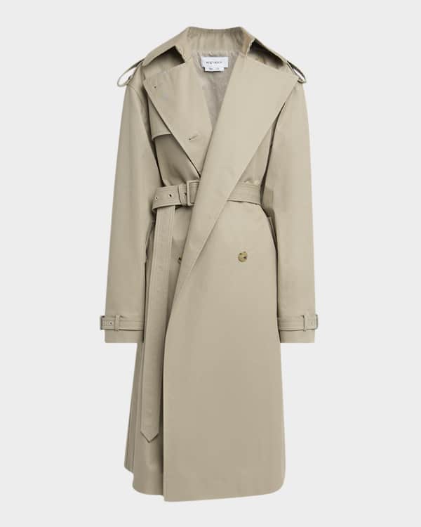 【関税&送料込】Alexander Mcqueen Beige Trench Coat With Bel Alexander McQueen Paneled Trench Coat | Story + Rain