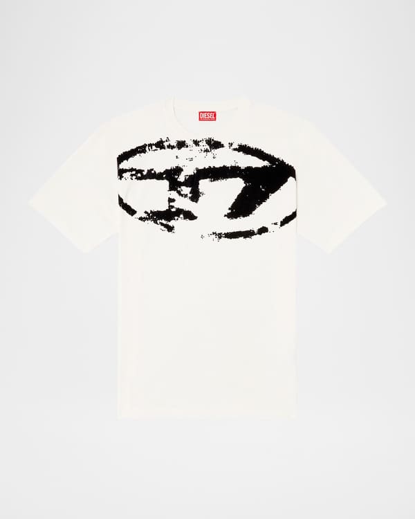【送料&関税込】Dsquared2 Heart Embellished Crewneck T-shirt Summer Lovers Loose Fit Embroidered T-Shirt