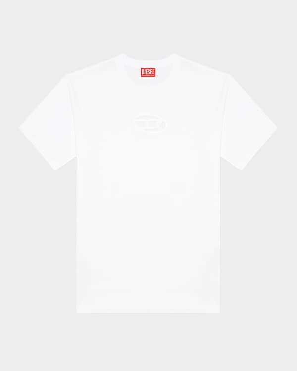 【DIESEL】T-Boxt-Peel Diesel Men's T-Boxt-Peel Destroyed Logo T-Shirt | Neiman Marcus