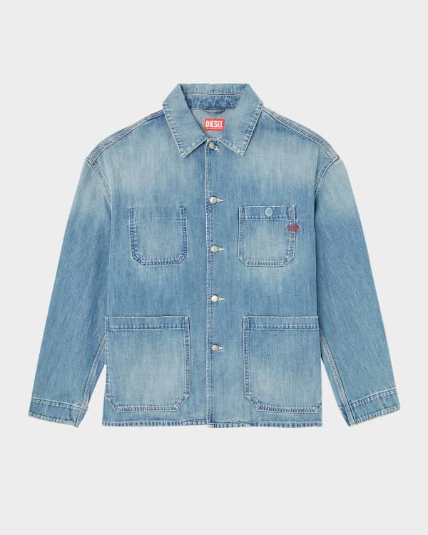 Diesel Men's S-Berto Wolf Teddy Jacket | Neiman Marcus