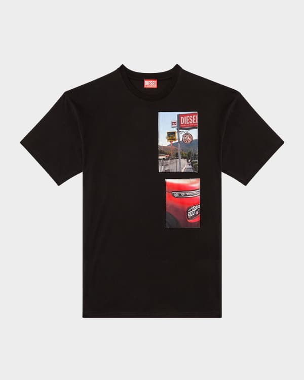 L　WELTRAUM Embroidery T-shirt Hubble eXtreme Deep Field Straight Cut T-Shirt – STARtorialist