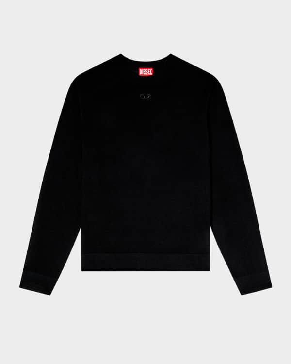 Diesel Men's Oval D Ribbed Sweater | Neiman Marcus