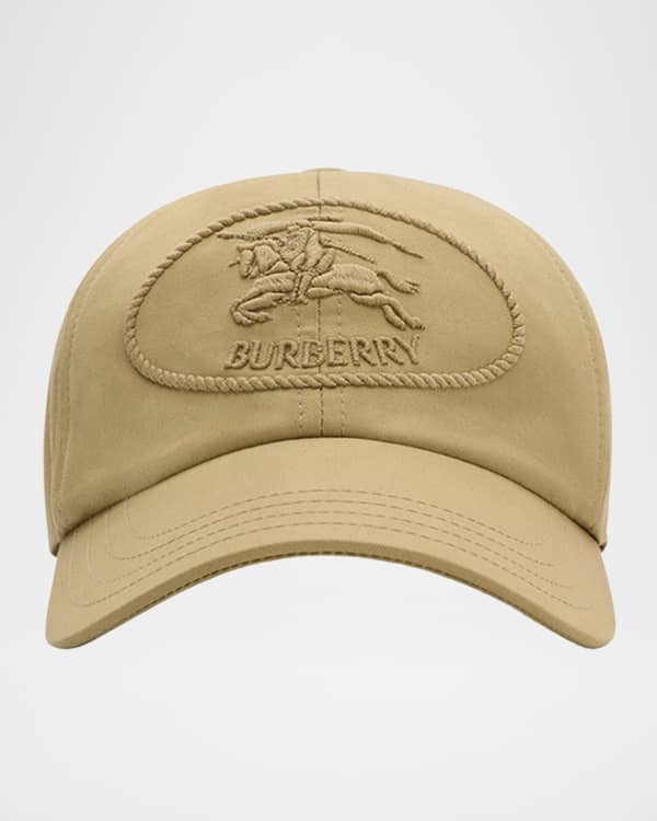 Burberry Crystal-Embellished TB Monogram Baseball Cap