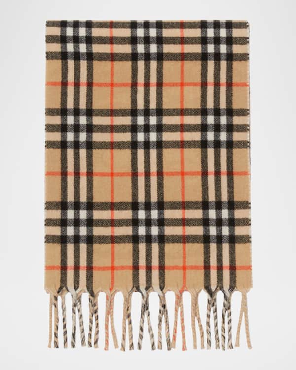 Burberry Giant Check Gauze Scarf | Neiman Marcus