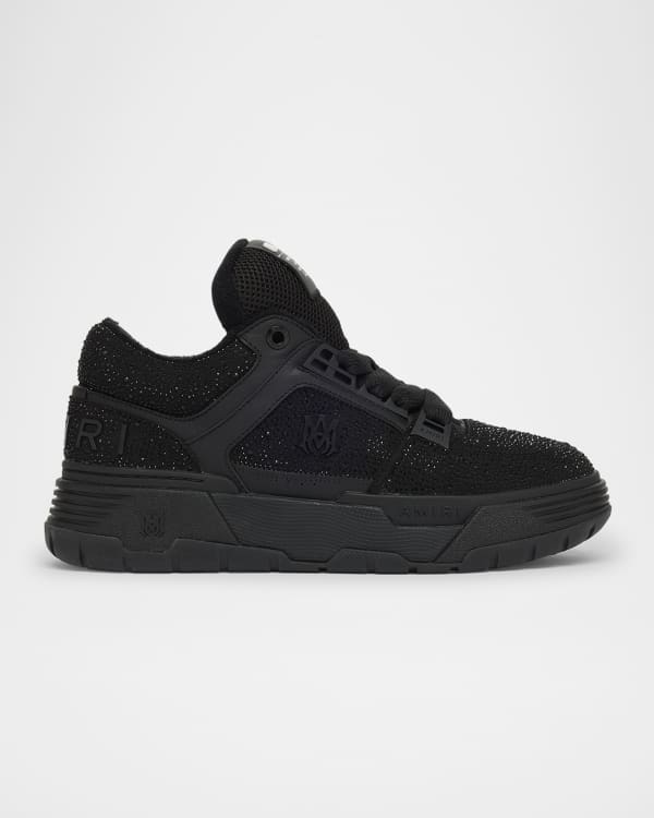 Amiri Men's MA-1 Crystalized Mesh Bicolor High-Top Sneakers