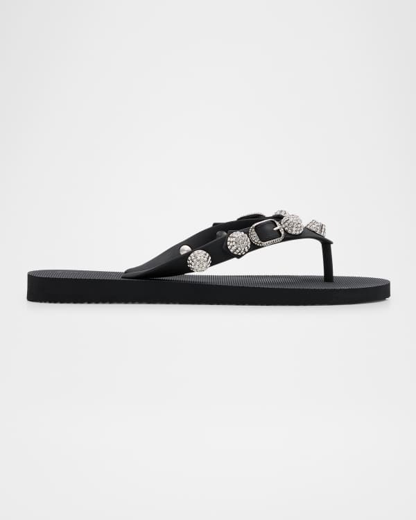Versace La Medusa Flat Sandals | Neiman Marcus