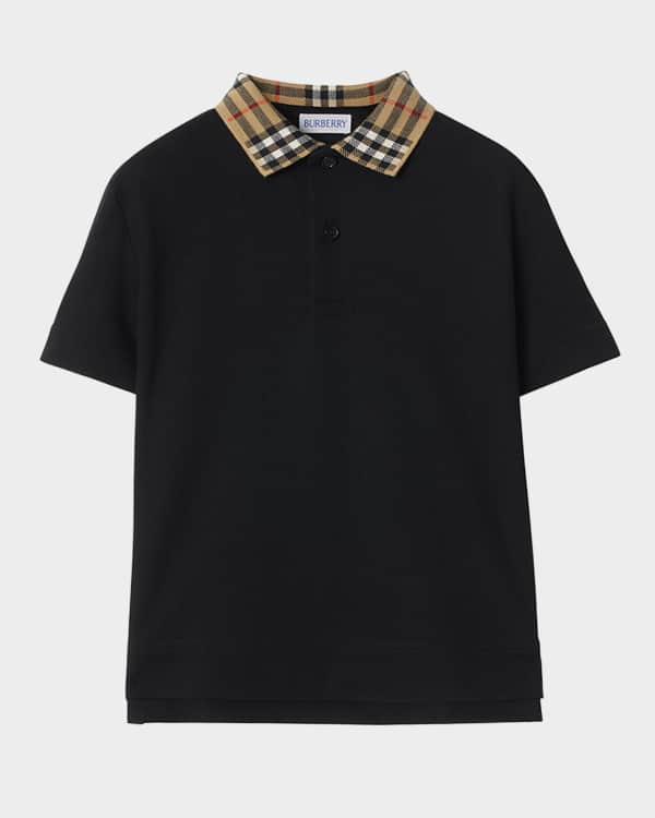 Burberry Boy's Cedar EKD Label Short-Sleeve Cotton T-Shirt, Size 3