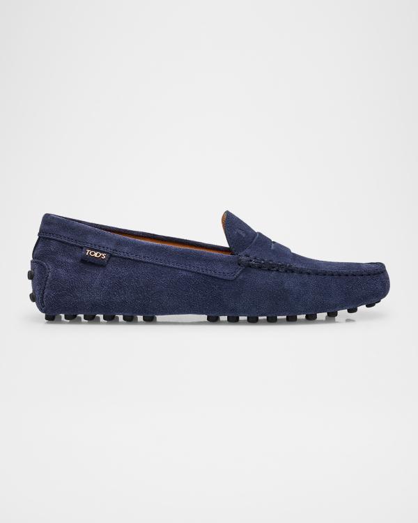 Stuart Weitzman Lottie Suede Tassel Penny Loafers | Neiman  display picture 2
