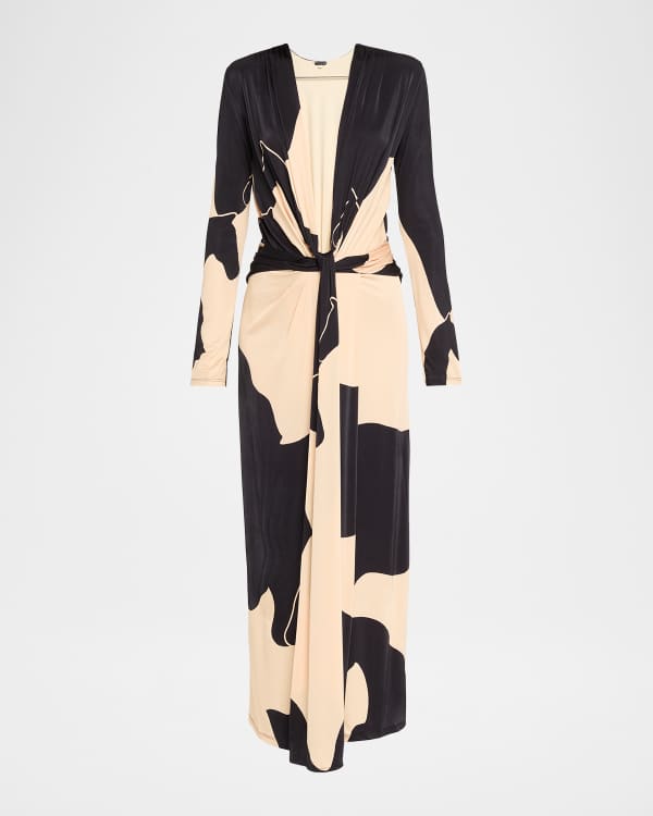 Johanna Ortiz Summer Counts Plunging Halter Maxi Dress With