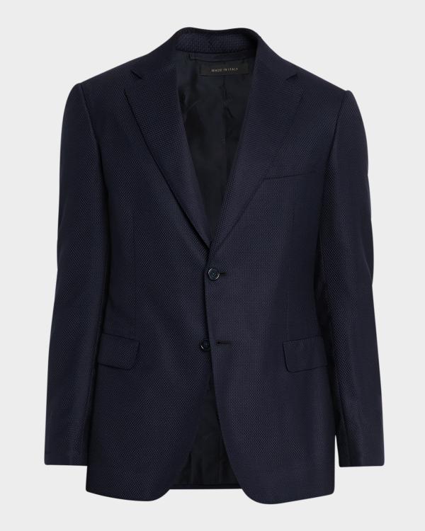 Brioni テーラードジャケット Neiman Marcus別注 イタリア製 Brioni Men's Graphic Peak-Lapel Dinner Jacket | Neiman Marcus