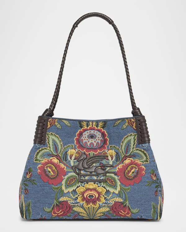 Etro Fringe Buckle Suede Shoulder Bag | Neiman Marcus