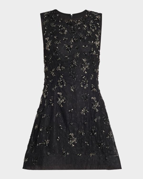 ambessa embellished organza mini dress Love Shack Fancy Ambessa Embellished Organza Mini Dress