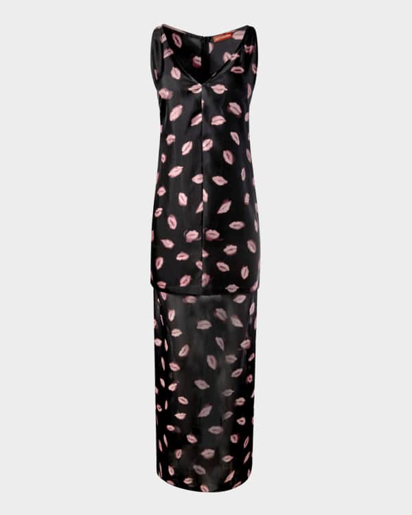 luscian plunge mini dress in micro polka brown Luscian Plunge Mini Dress in White with Micro Polka Black , V Neck