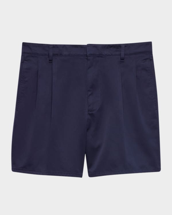 SALE！litmus JOHN BLACK TAILORED SHORTS PURPLE Men's Midnight Black Denim Shorts | Neiman Marcus