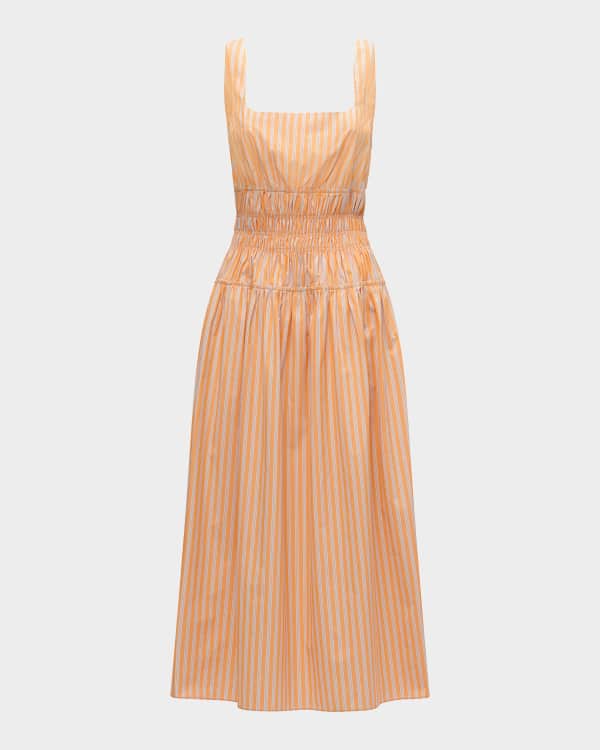 theory flared dress in admiral crepe Sola Cowl Polka Dot Mini Dress main image 1