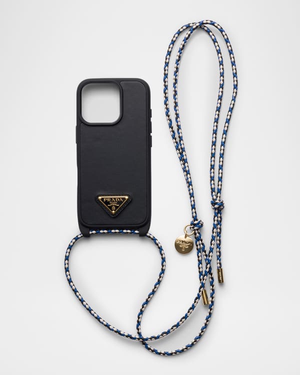 Saffiano Leather Case for iPhone 16 Pro Max with Card Holder